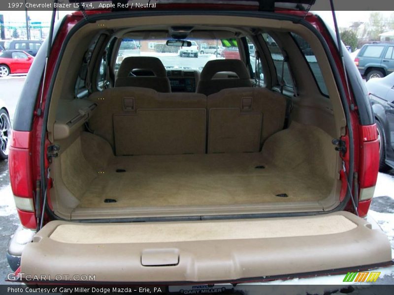 Apple Red / Neutral 1997 Chevrolet Blazer LS 4x4