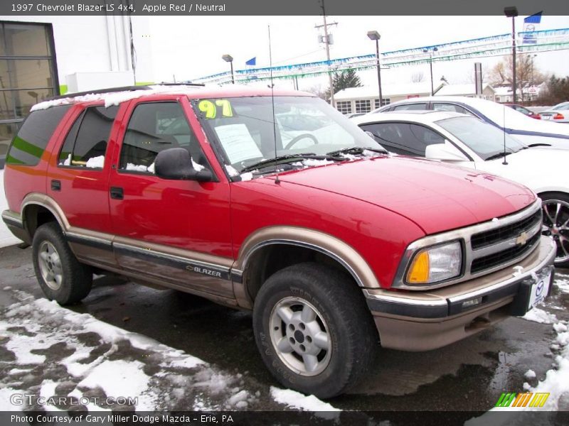 Apple Red / Neutral 1997 Chevrolet Blazer LS 4x4