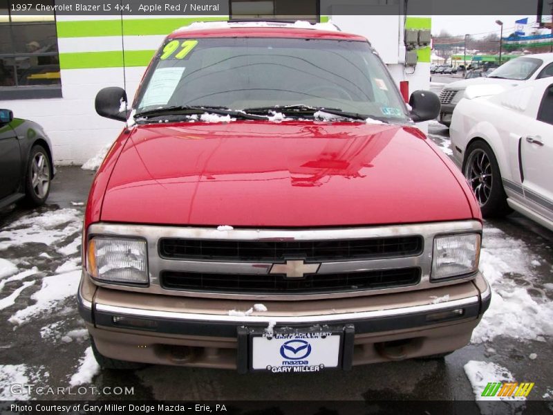 Apple Red / Neutral 1997 Chevrolet Blazer LS 4x4