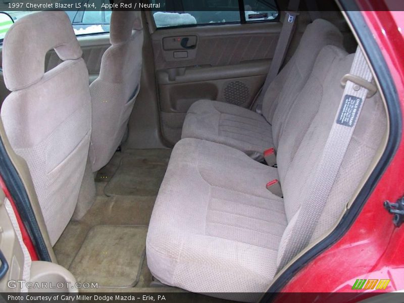 Apple Red / Neutral 1997 Chevrolet Blazer LS 4x4