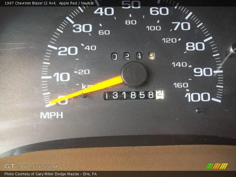 Apple Red / Neutral 1997 Chevrolet Blazer LS 4x4