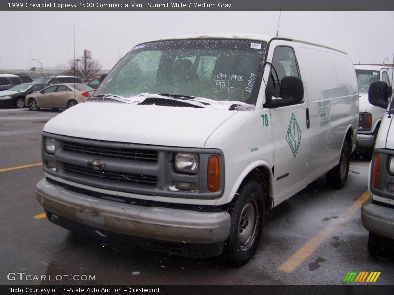 Summit White / Medium Gray 1999 Chevrolet Express 2500 Commercial Van