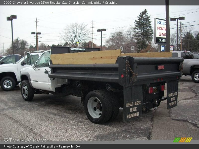 Summit White / Graphite 2002 Chevrolet Silverado 3500 Regular Cab Chassis