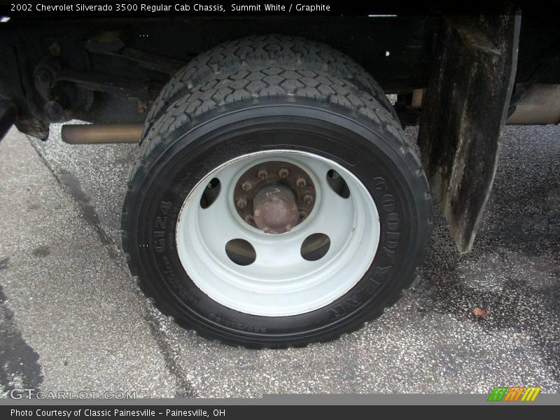 Summit White / Graphite 2002 Chevrolet Silverado 3500 Regular Cab Chassis