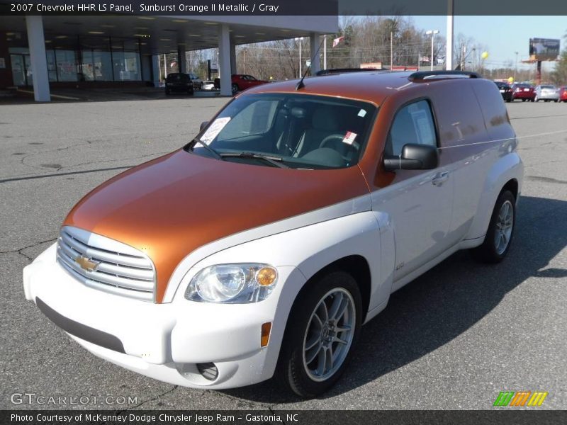 Sunburst Orange II Metallic / Gray 2007 Chevrolet HHR LS Panel