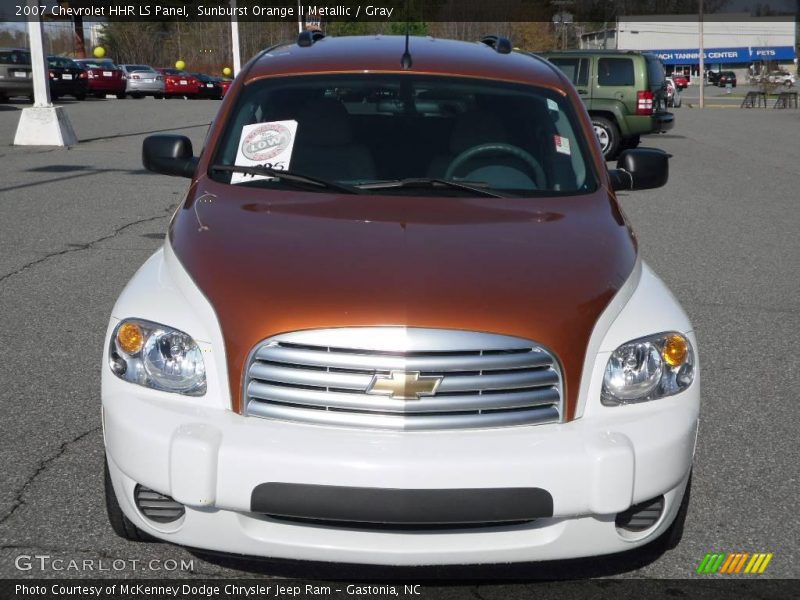 Sunburst Orange II Metallic / Gray 2007 Chevrolet HHR LS Panel