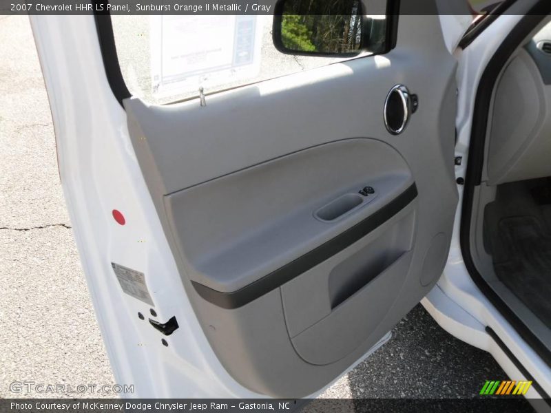 Sunburst Orange II Metallic / Gray 2007 Chevrolet HHR LS Panel