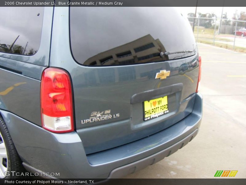 Blue Granite Metallic / Medium Gray 2006 Chevrolet Uplander LS