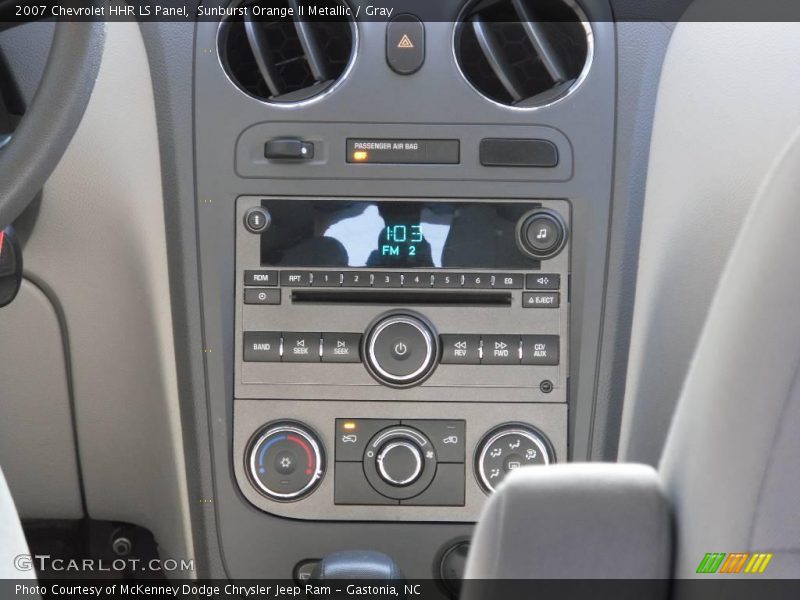 Sunburst Orange II Metallic / Gray 2007 Chevrolet HHR LS Panel