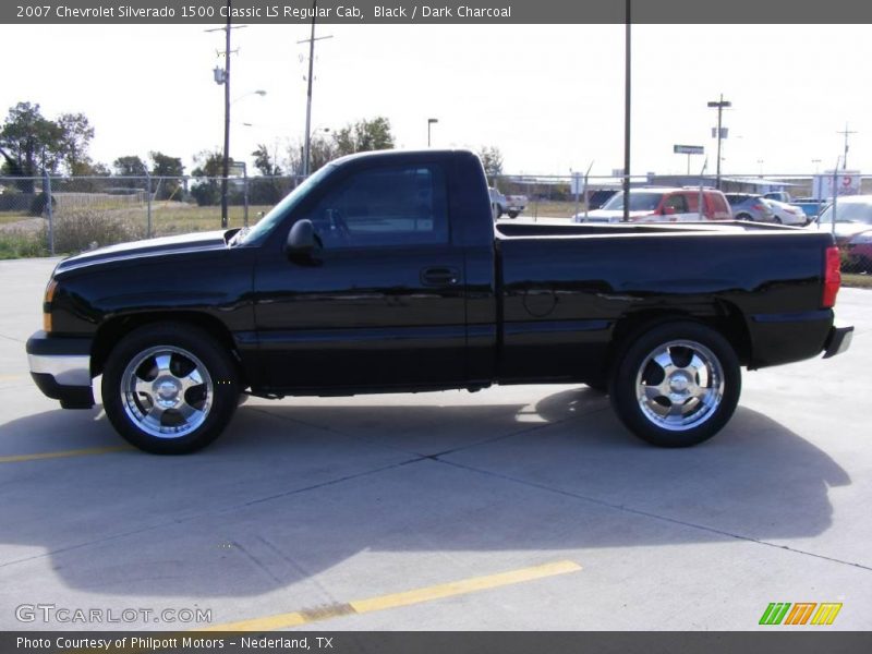 Black / Dark Charcoal 2007 Chevrolet Silverado 1500 Classic LS Regular Cab