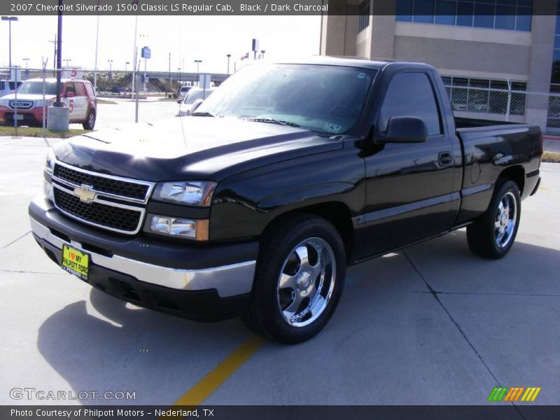 Black / Dark Charcoal 2007 Chevrolet Silverado 1500 Classic LS Regular Cab