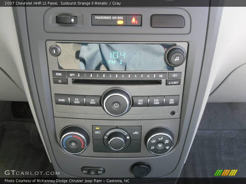 Sunburst Orange II Metallic / Gray 2007 Chevrolet HHR LS Panel
