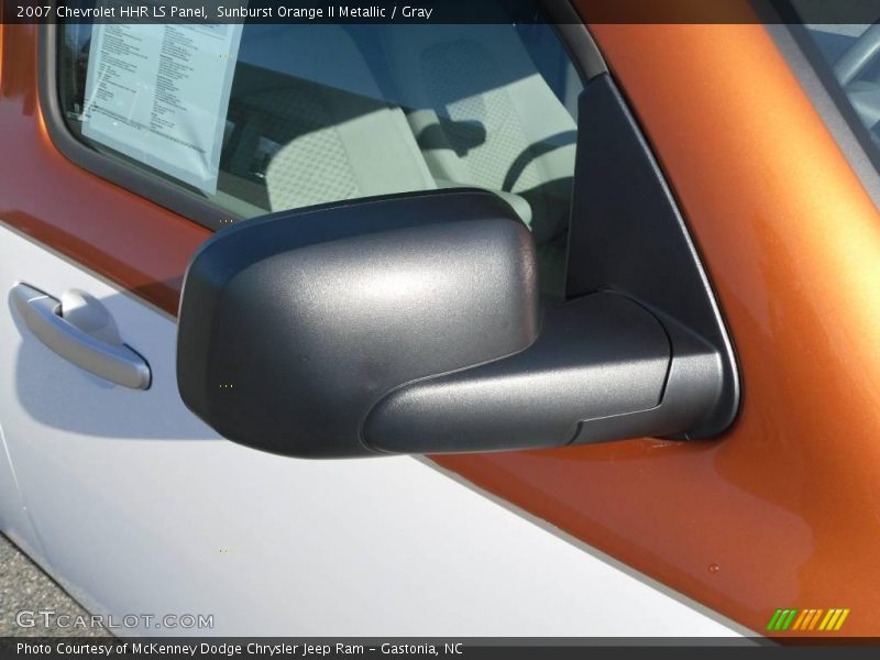Sunburst Orange II Metallic / Gray 2007 Chevrolet HHR LS Panel