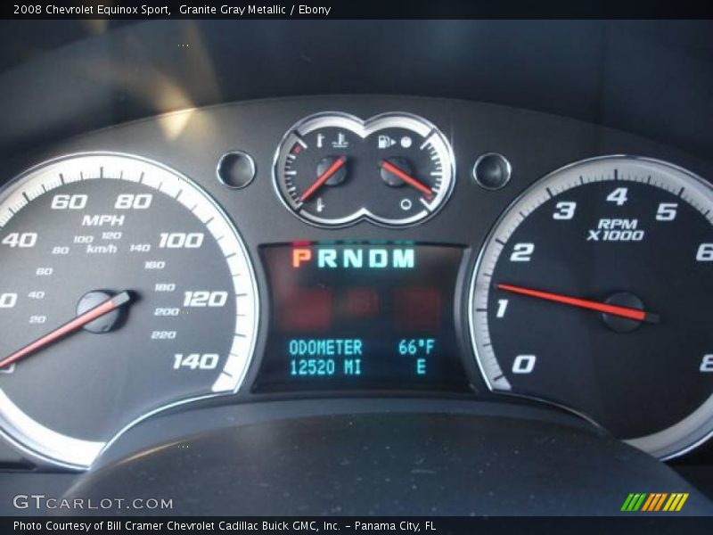 Granite Gray Metallic / Ebony 2008 Chevrolet Equinox Sport