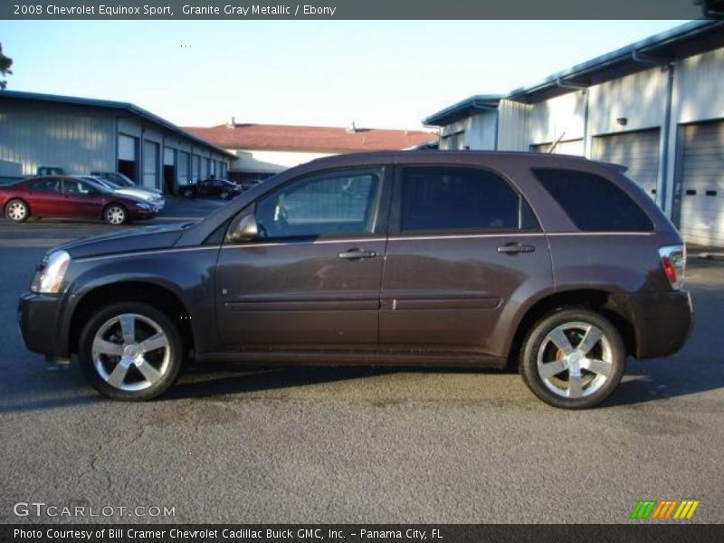 Granite Gray Metallic / Ebony 2008 Chevrolet Equinox Sport
