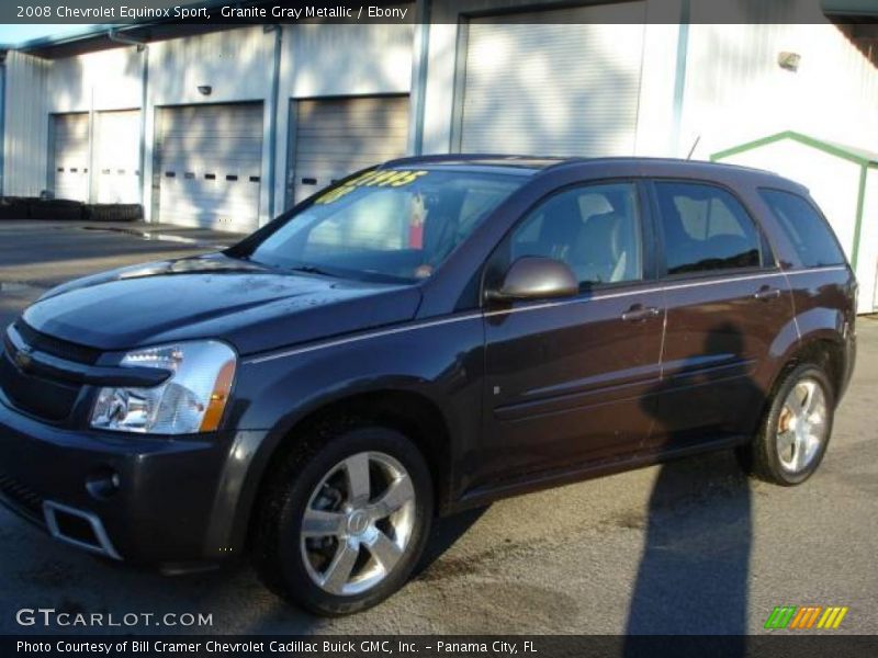 Granite Gray Metallic / Ebony 2008 Chevrolet Equinox Sport