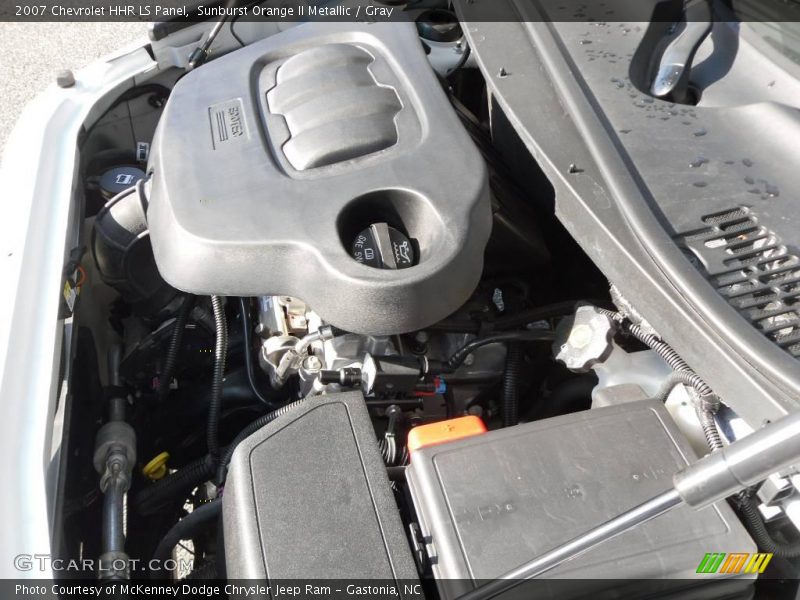Sunburst Orange II Metallic / Gray 2007 Chevrolet HHR LS Panel