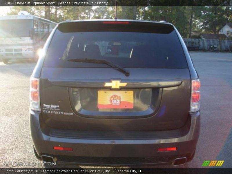 Granite Gray Metallic / Ebony 2008 Chevrolet Equinox Sport