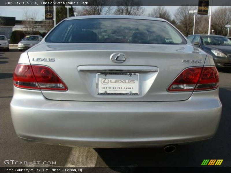 Classic Silver Metallic / Black 2005 Lexus ES 330