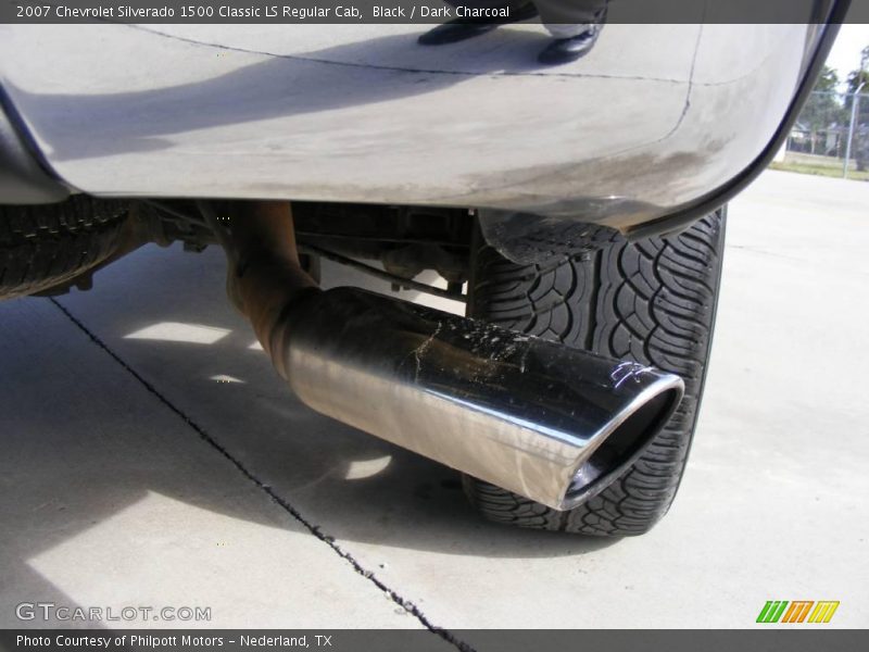Black / Dark Charcoal 2007 Chevrolet Silverado 1500 Classic LS Regular Cab