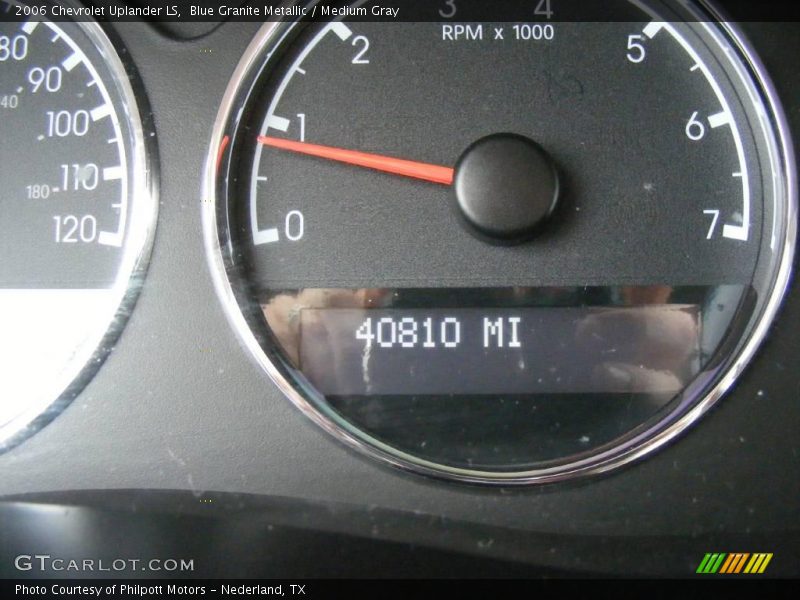 Blue Granite Metallic / Medium Gray 2006 Chevrolet Uplander LS