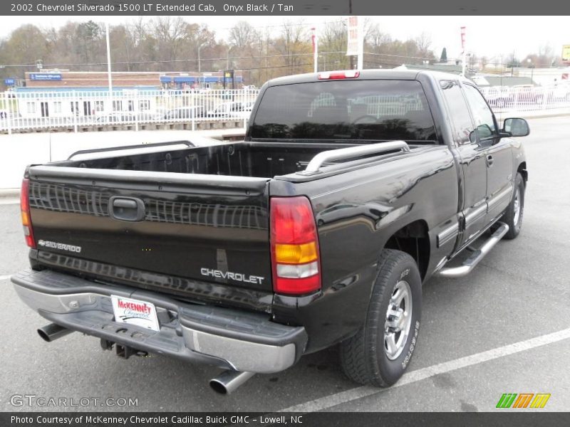 Onyx Black / Tan 2002 Chevrolet Silverado 1500 LT Extended Cab