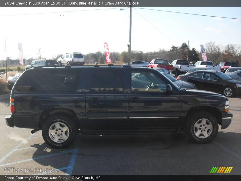 Dark Blue Metallic / Gray/Dark Charcoal 2004 Chevrolet Suburban 1500 LT