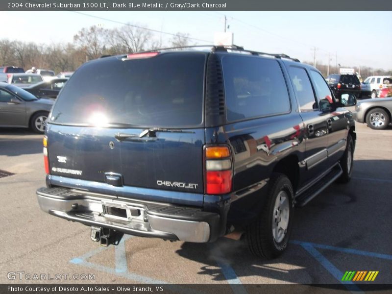 Dark Blue Metallic / Gray/Dark Charcoal 2004 Chevrolet Suburban 1500 LT
