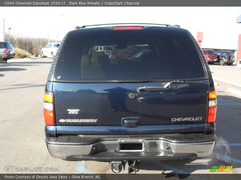 Dark Blue Metallic / Gray/Dark Charcoal 2004 Chevrolet Suburban 1500 LT