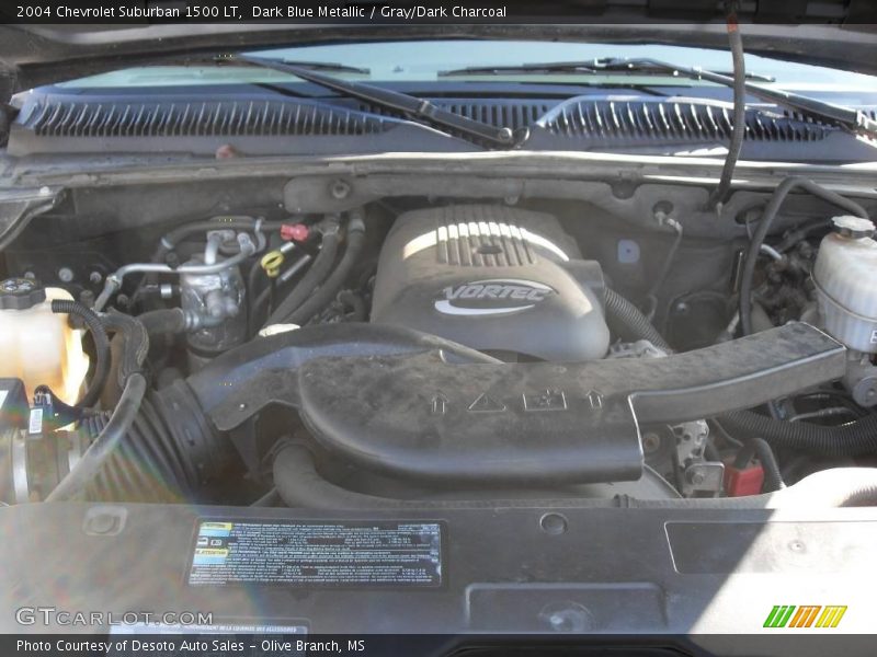 Dark Blue Metallic / Gray/Dark Charcoal 2004 Chevrolet Suburban 1500 LT