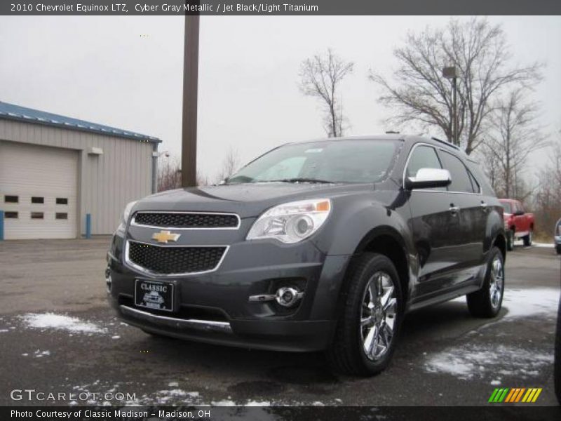 Cyber Gray Metallic / Jet Black/Light Titanium 2010 Chevrolet Equinox LTZ