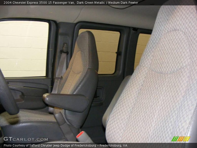 Dark Green Metallic / Medium Dark Pewter 2004 Chevrolet Express 3500 15 Passenger Van