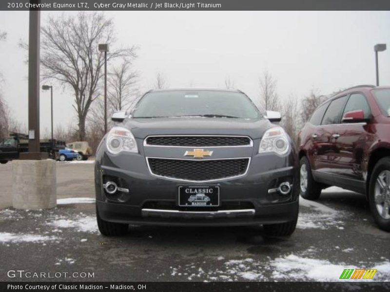 Cyber Gray Metallic / Jet Black/Light Titanium 2010 Chevrolet Equinox LTZ
