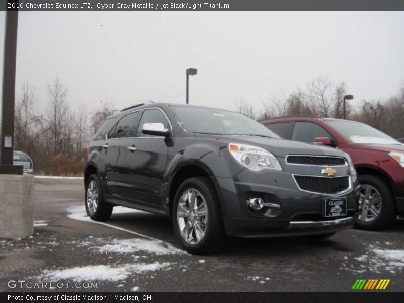 Cyber Gray Metallic / Jet Black/Light Titanium 2010 Chevrolet Equinox LTZ