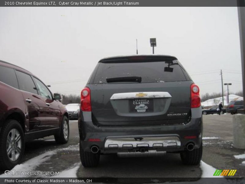 Cyber Gray Metallic / Jet Black/Light Titanium 2010 Chevrolet Equinox LTZ