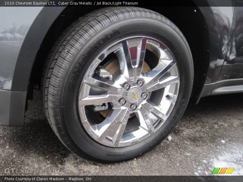 Cyber Gray Metallic / Jet Black/Light Titanium 2010 Chevrolet Equinox LTZ