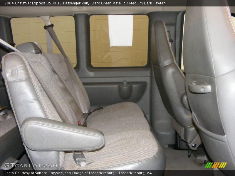 Dark Green Metallic / Medium Dark Pewter 2004 Chevrolet Express 3500 15 Passenger Van