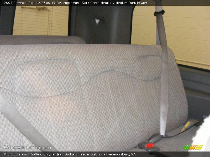 Dark Green Metallic / Medium Dark Pewter 2004 Chevrolet Express 3500 15 Passenger Van