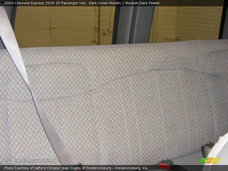 Dark Green Metallic / Medium Dark Pewter 2004 Chevrolet Express 3500 15 Passenger Van