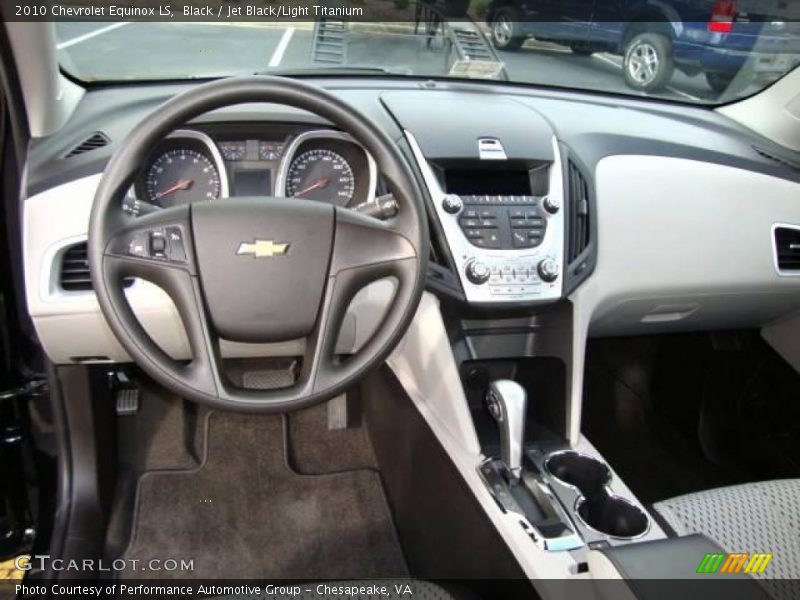 Black / Jet Black/Light Titanium 2010 Chevrolet Equinox LS