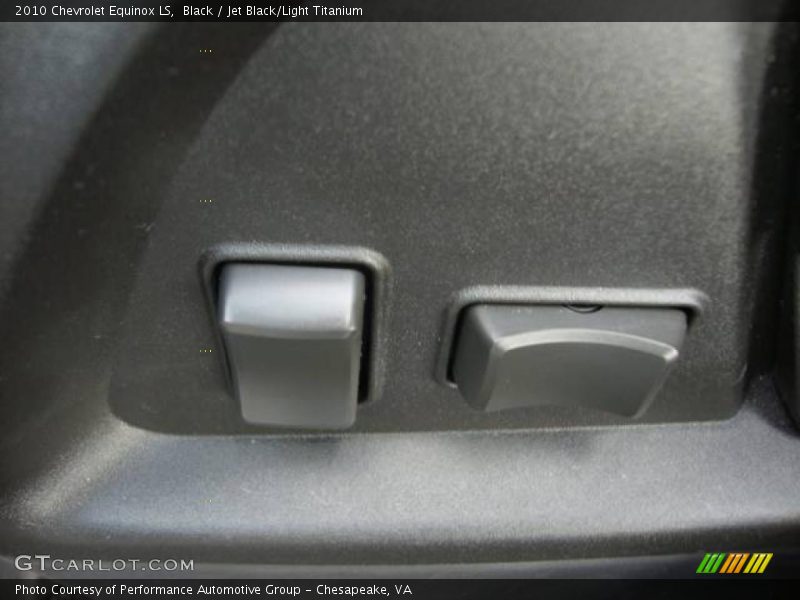 Black / Jet Black/Light Titanium 2010 Chevrolet Equinox LS