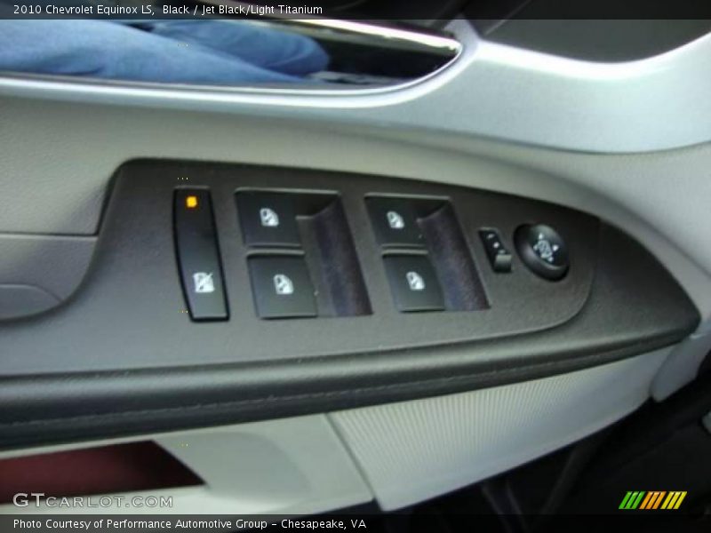 Black / Jet Black/Light Titanium 2010 Chevrolet Equinox LS