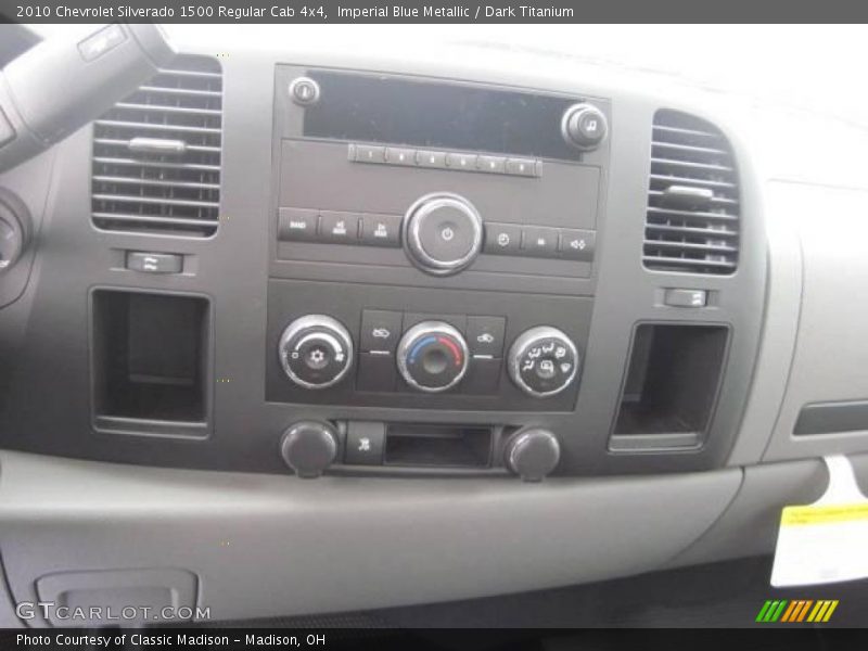 Imperial Blue Metallic / Dark Titanium 2010 Chevrolet Silverado 1500 Regular Cab 4x4