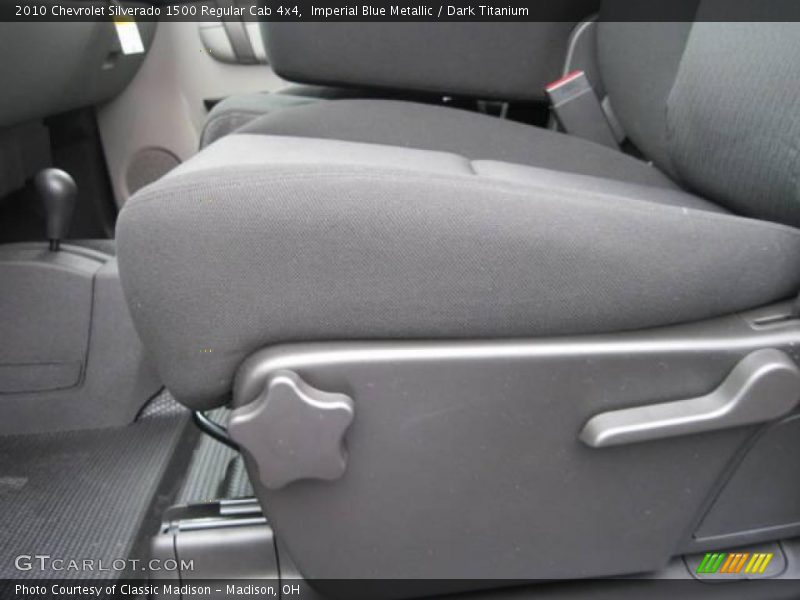 Imperial Blue Metallic / Dark Titanium 2010 Chevrolet Silverado 1500 Regular Cab 4x4