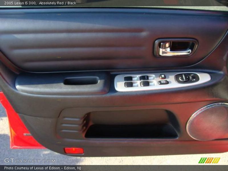 Absolutely Red / Black 2005 Lexus IS 300
