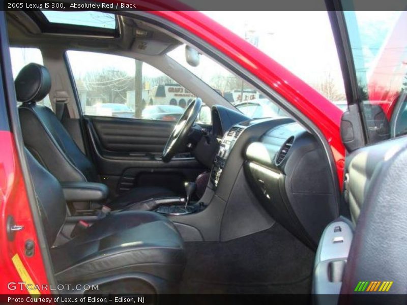 Absolutely Red / Black 2005 Lexus IS 300
