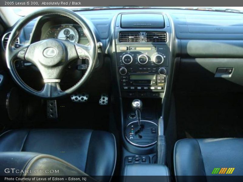 Absolutely Red / Black 2005 Lexus IS 300