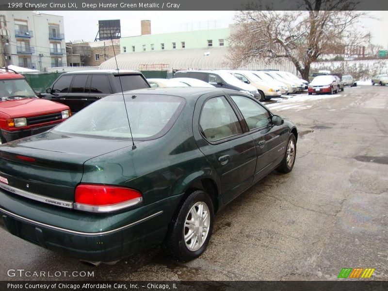 Deep Hunter Green Metallic / Gray 1998 Chrysler Cirrus LXi