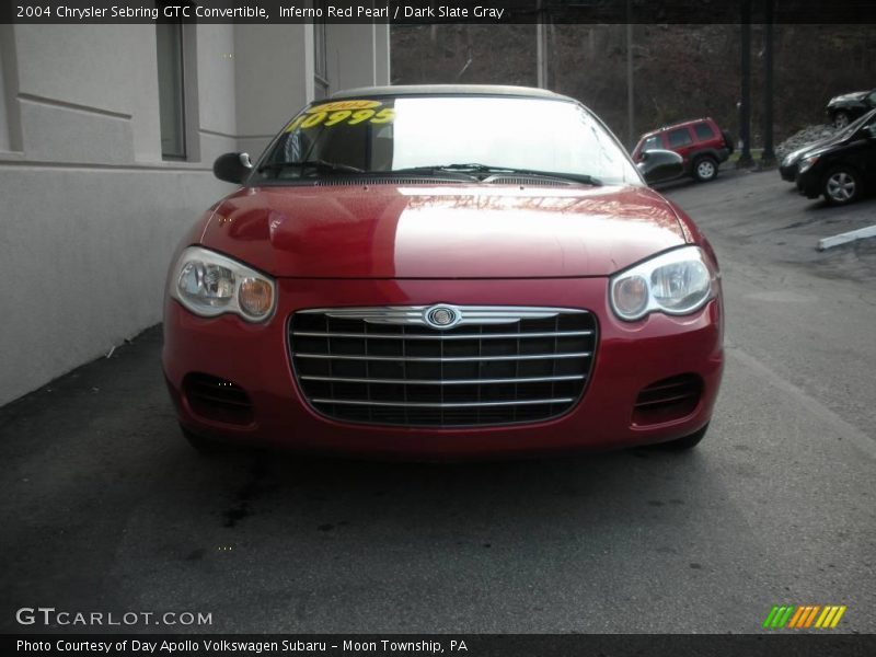 Inferno Red Pearl / Dark Slate Gray 2004 Chrysler Sebring GTC Convertible