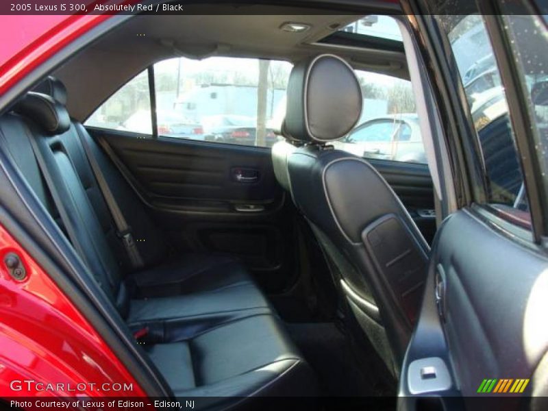 Absolutely Red / Black 2005 Lexus IS 300